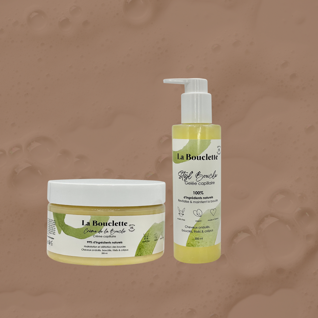 Kit Soins Capillaires Bouclés Pour Enfants - Shampooing Et Après-shampooing à L'huile D'argan, 1,6L